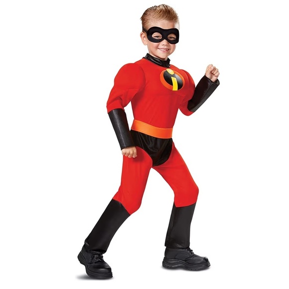 NWT Dash The Incredibles  Disney/Pixar 2T muscle costume  superhero - Picture 6 of 9